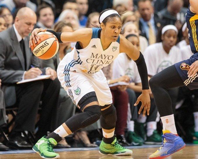 Maya moore with Air Jordan XX9