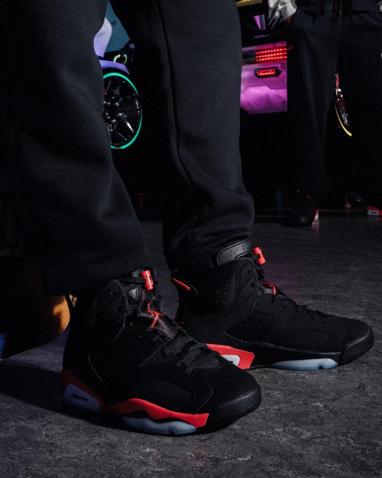Air Jordan 6 ‘Infrared’ Salesman - détails Infrared