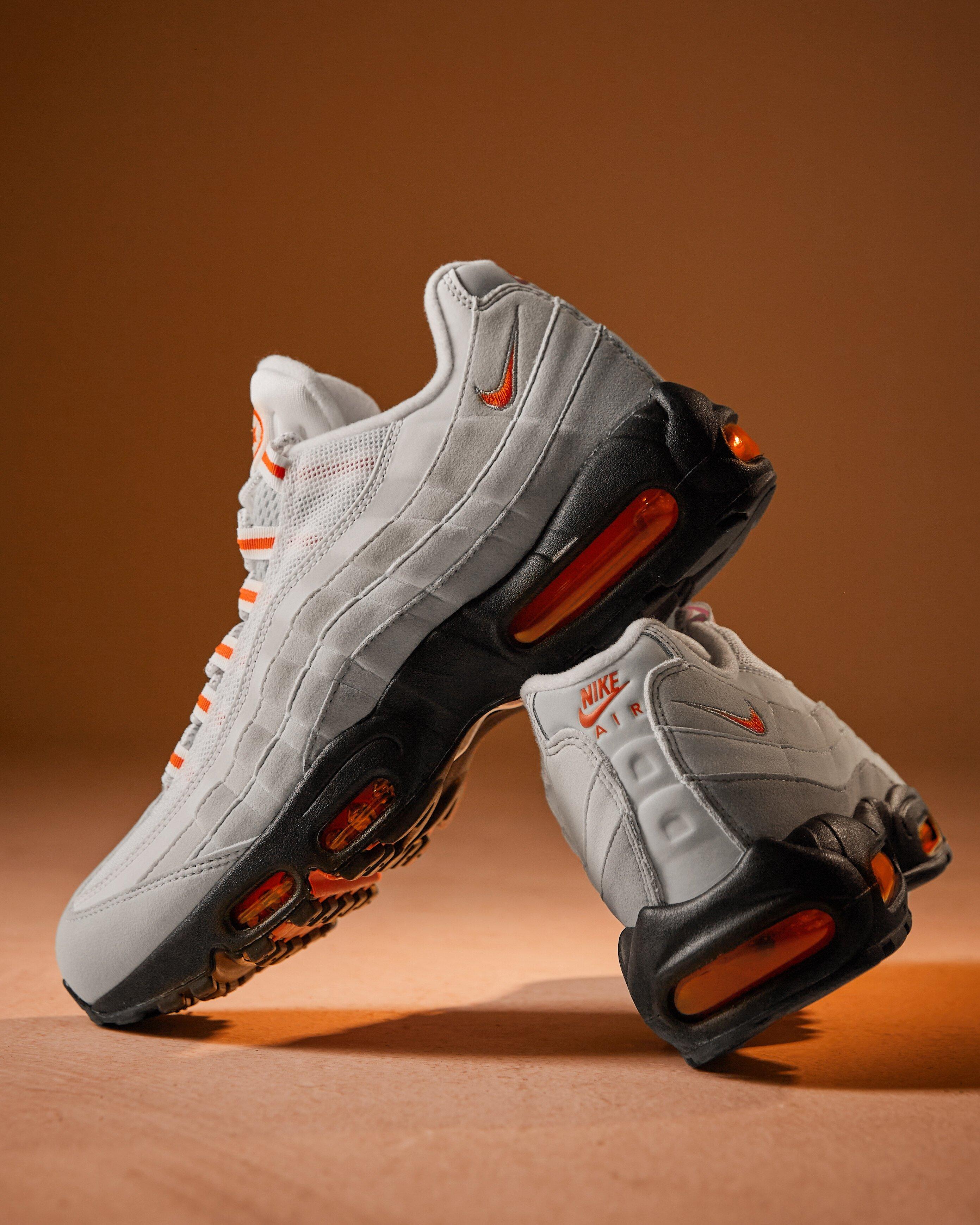 Air max 95 white orange online