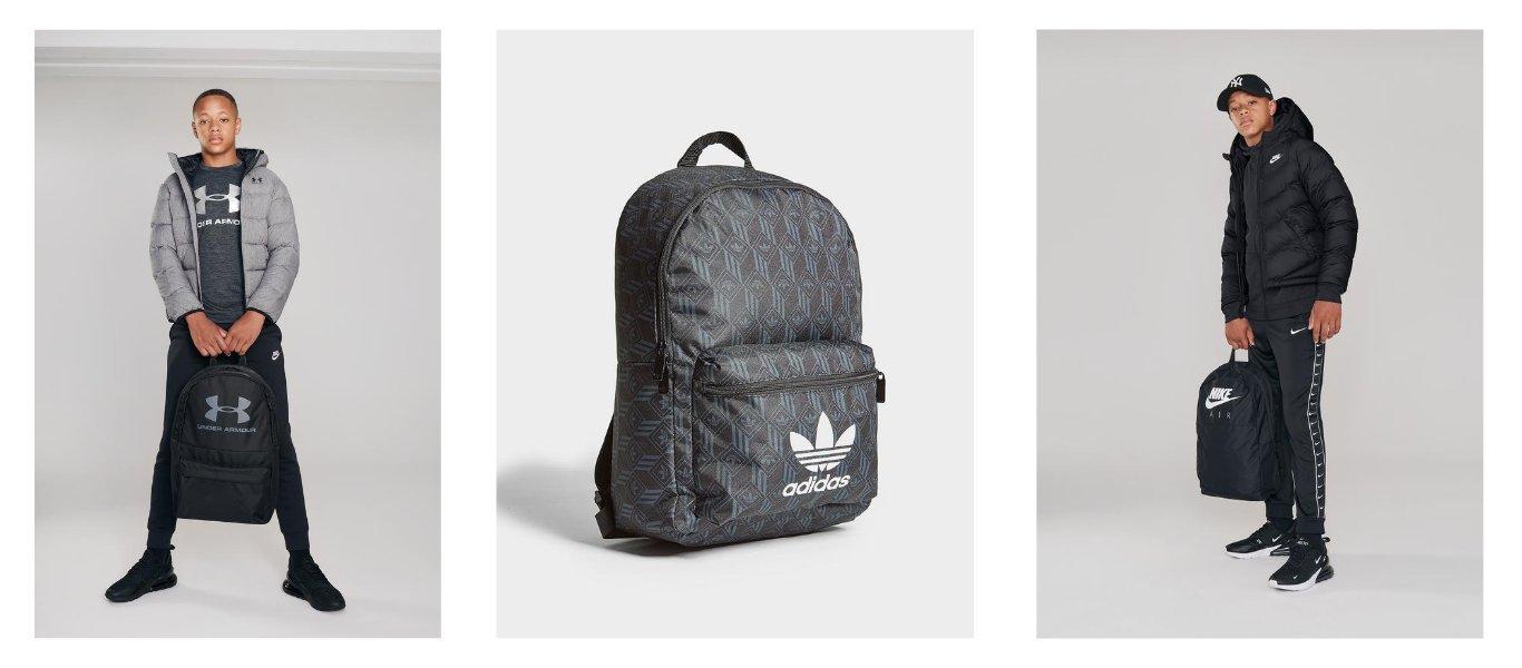 escolher uma mochila adidas, under armour, nike