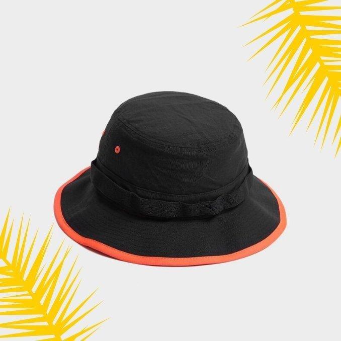 gorro de pescador básico negro