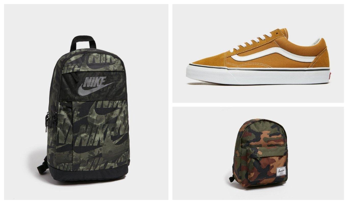 Nike, Vans, Herschel