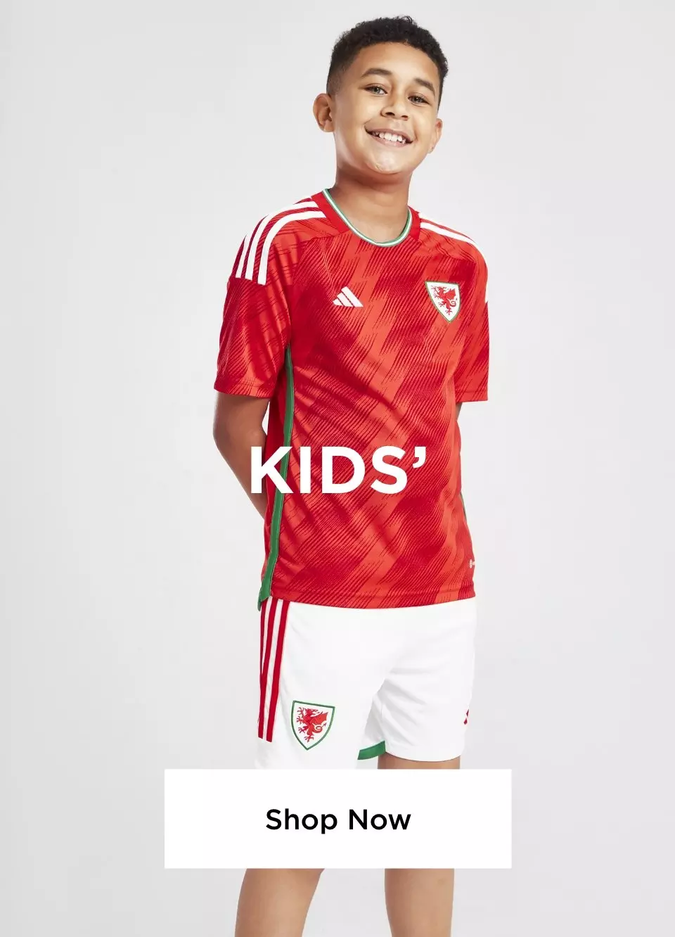 Wales Football Kit Official Partner JD Sports