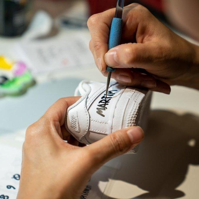 pitanga personalização sapatilhas