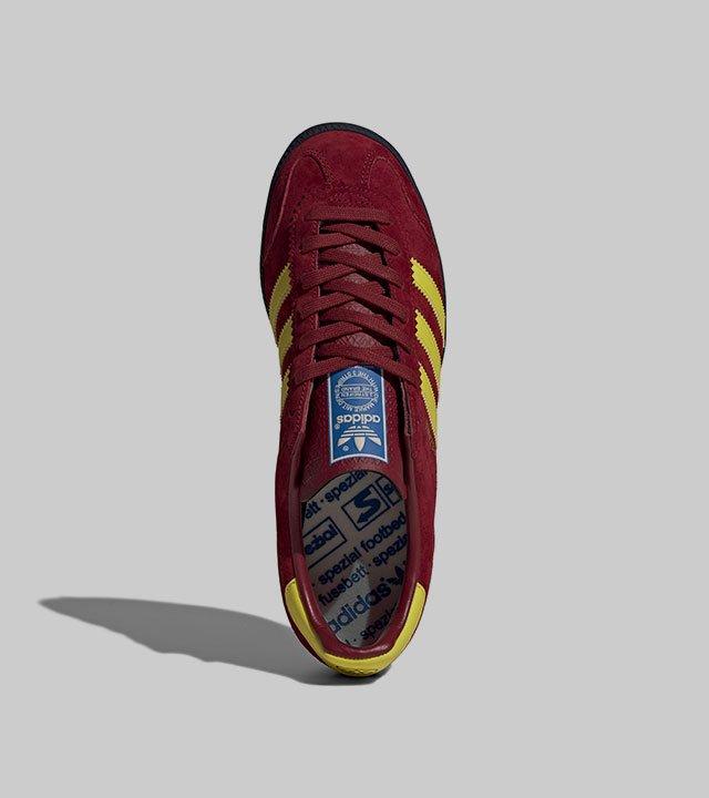 plum adidas trainers