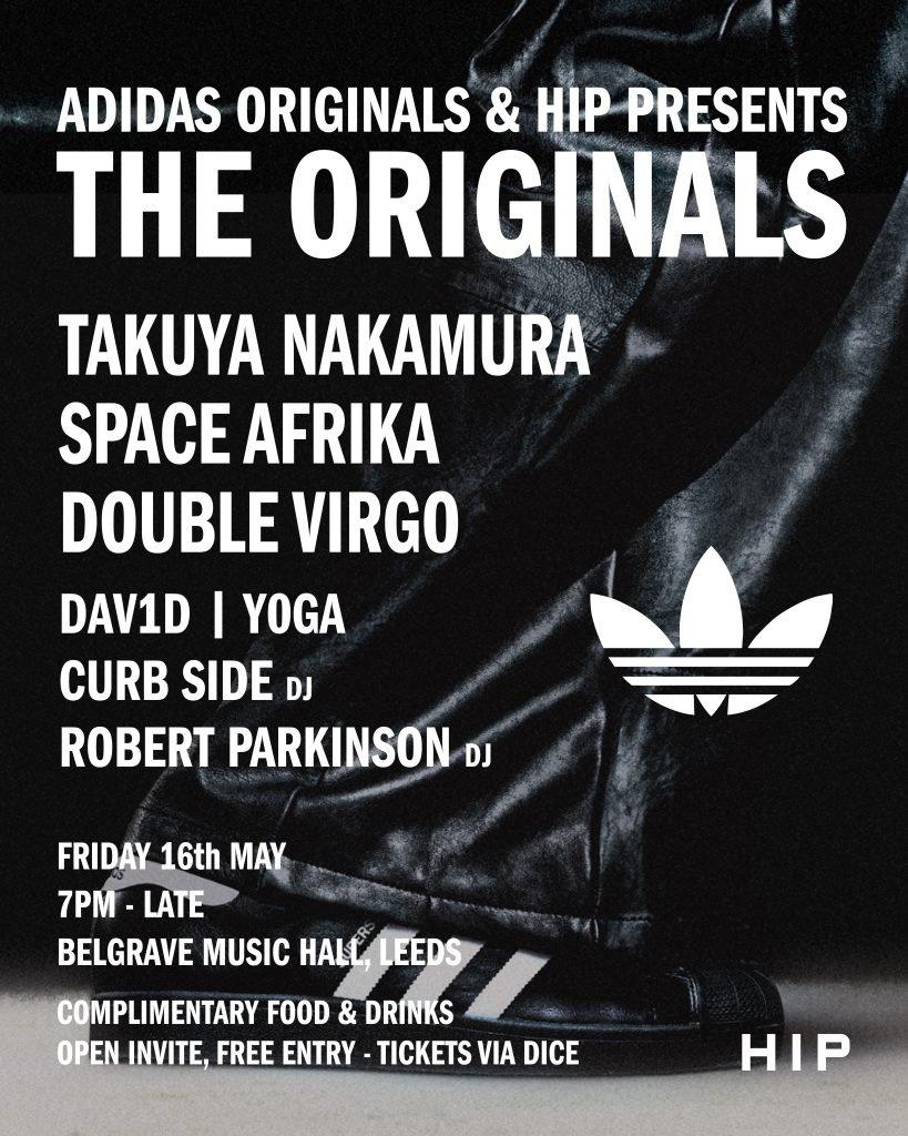 adidas Originals & HIP Presents THE ORIGINALS At Belgrave Music Hall, Leeds – 16.05.25