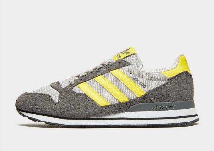 adidas Originals ZX 500 in Grau und Gelb