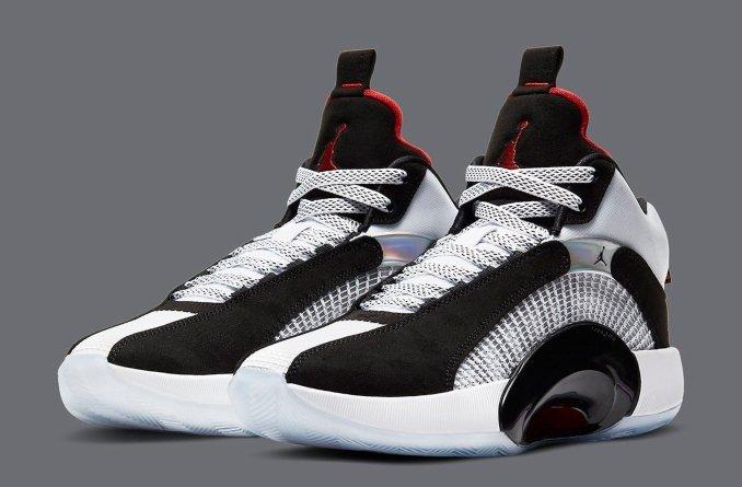 Air Jordan 35 Black / White / Chile Red