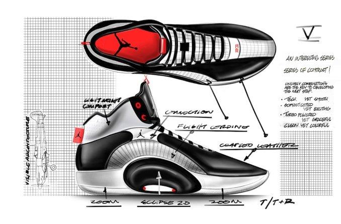 Air Jordan 35 Black / White / Chile Red