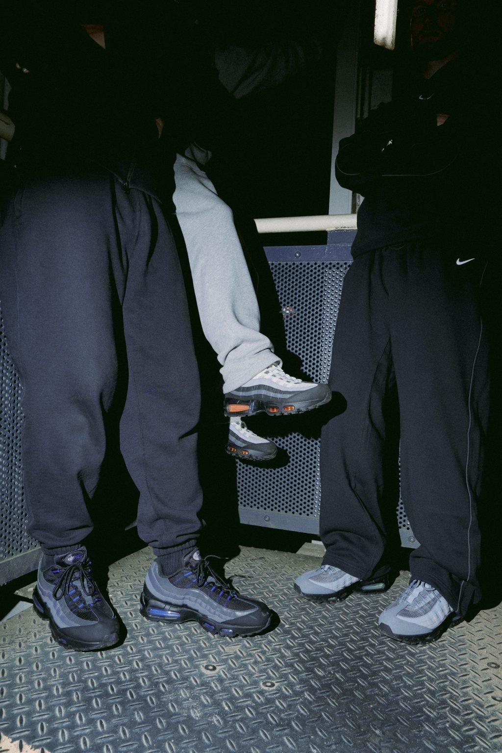 Nike Air Max 95 Royal Blue et Orange Smoke JD