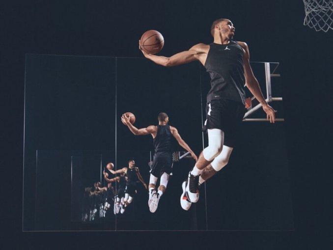 Air Jordan XXXIV on Zion Williamson advertising