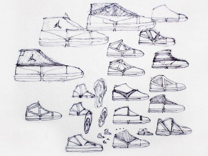 Air Jordan XVI sketch