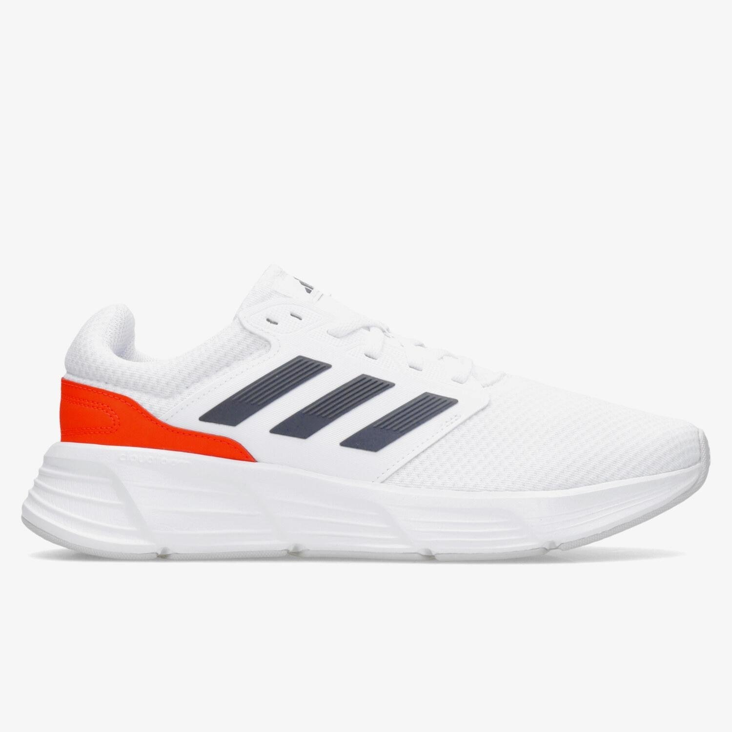 adidas Adidas galaxy 6 hardloopschoenen wit/oranje heren heren