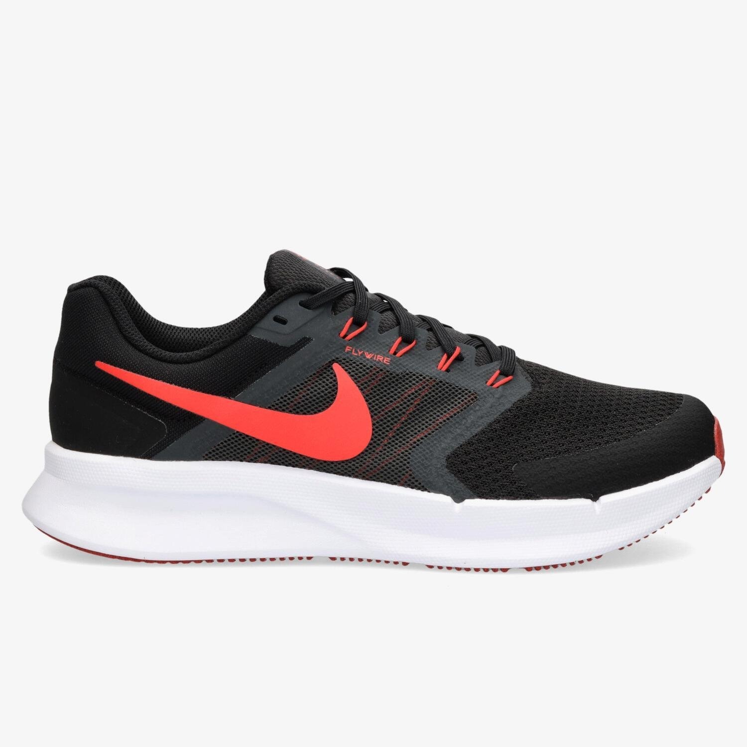 Nike Nike run swift 3 hardloopschoenen zwart/rood heren heren
