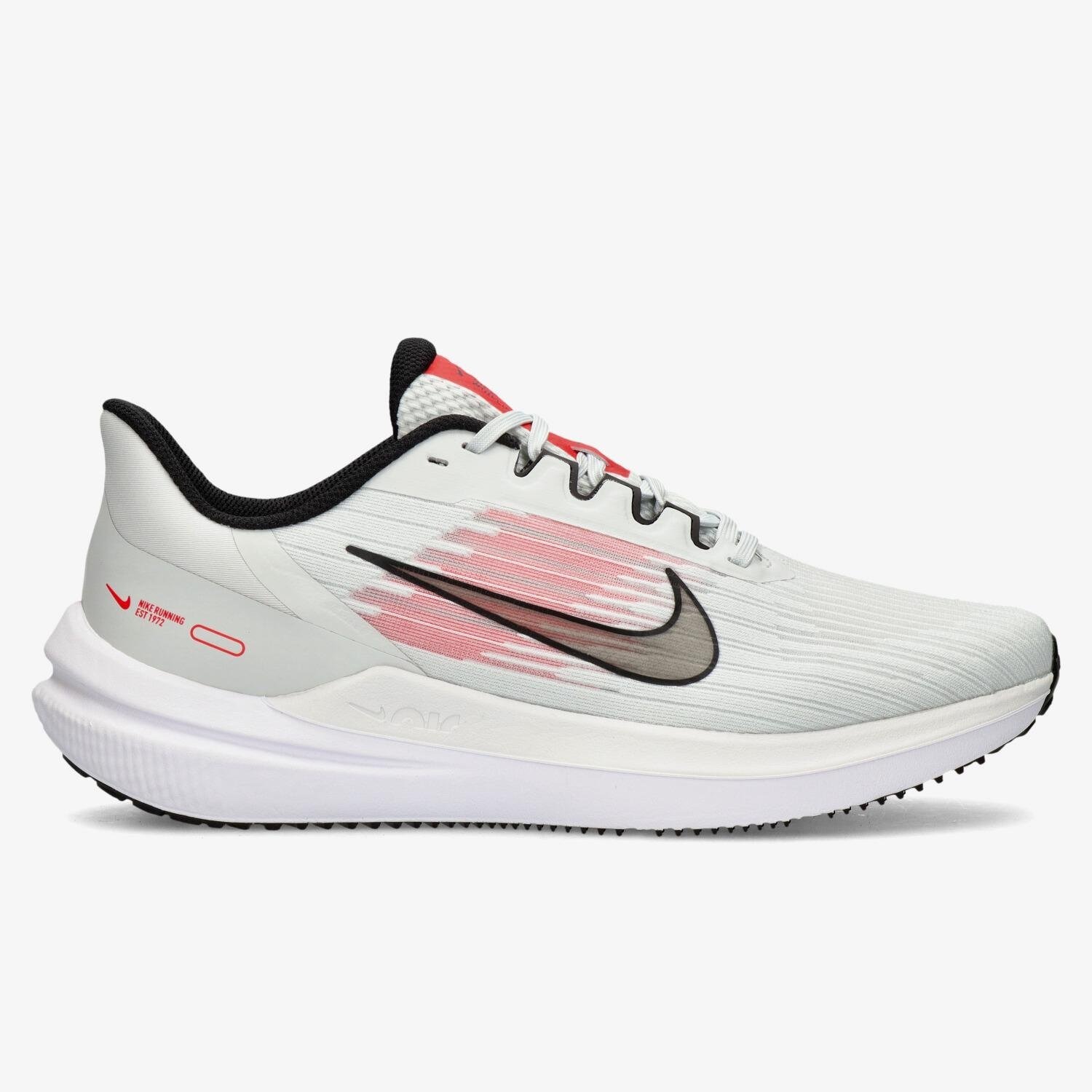 Nike Nike air winflo 9 hardloopschoenen wit/rood heren heren