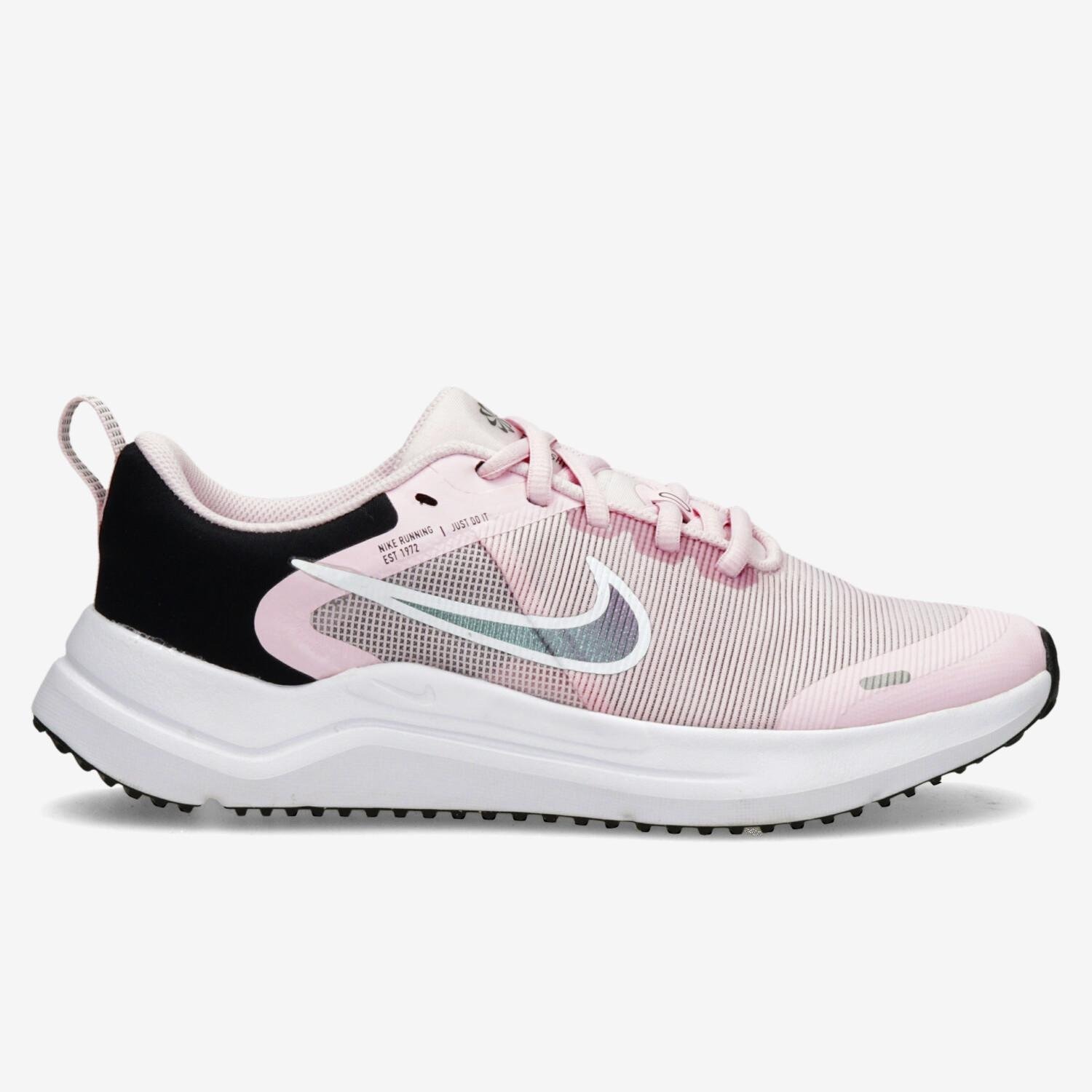 Nike Nike downshifter 12 hardloopschoenen roze/zwart dames dames