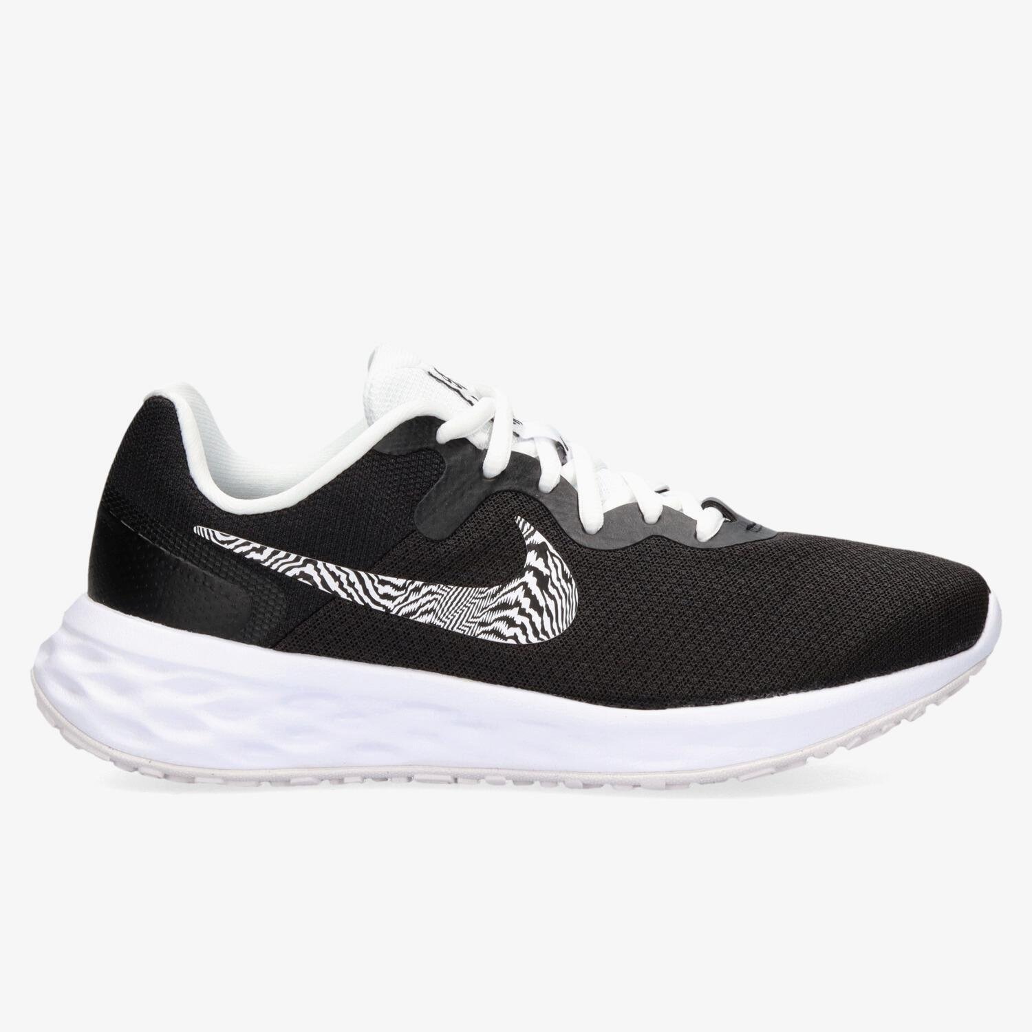 Nike Nike revolution 6 hardloopschoenen zwart/wit dames dames