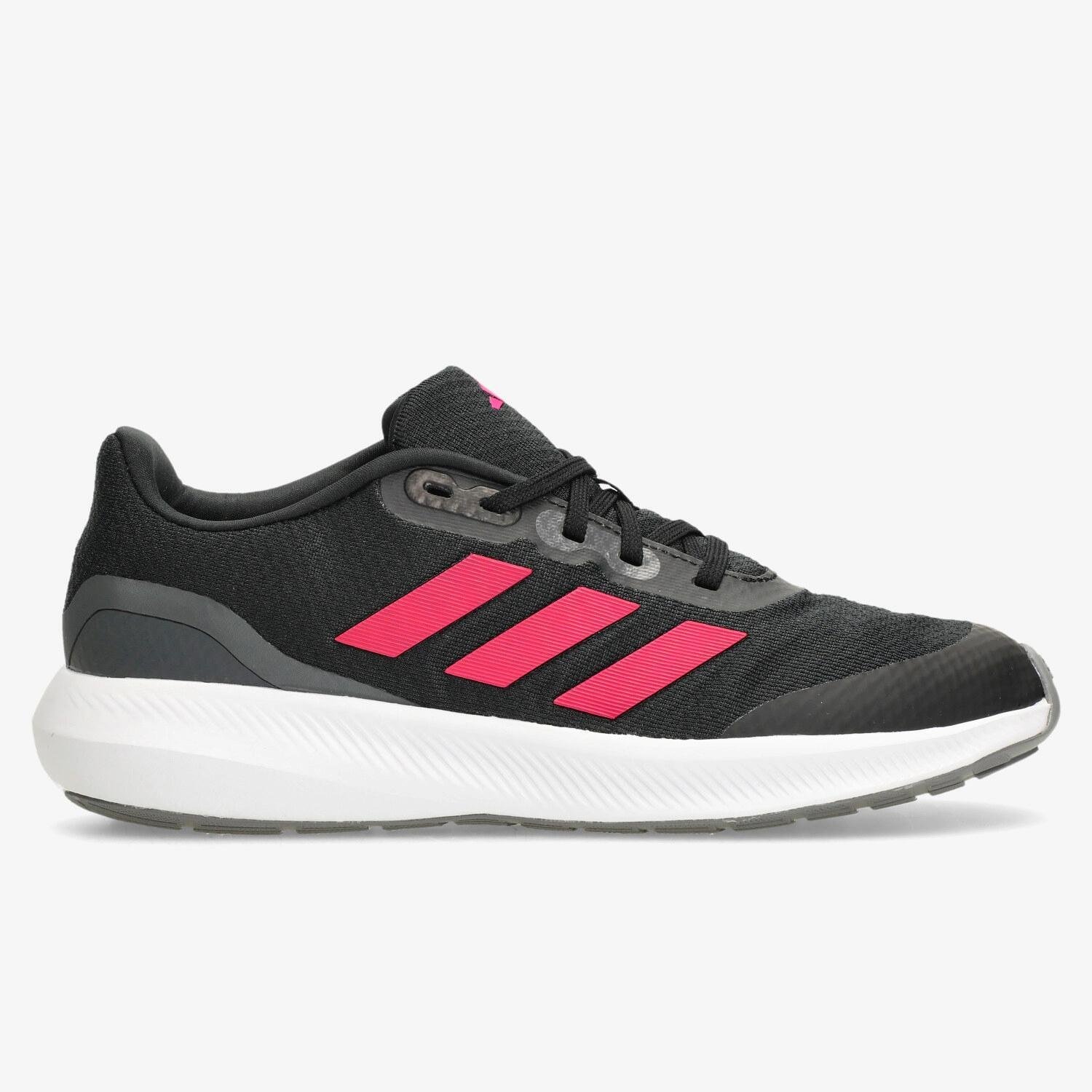 adidas Adidas runfalcon k hardloopschoenen zwart/roze dames dames