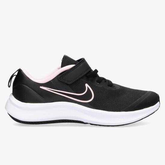 Nike Nike star runner 3 hardloopschoenen zwart/roze kinderen kinderen