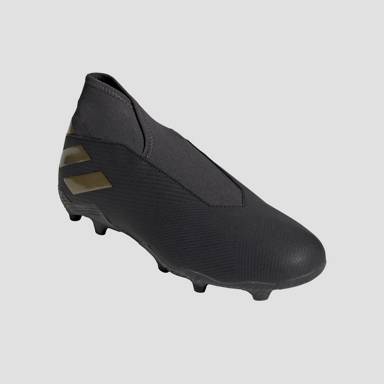 ADIDAS NEMEZIZ 19.3 LACELESS FG VOETBALSCHOENEN ZWART