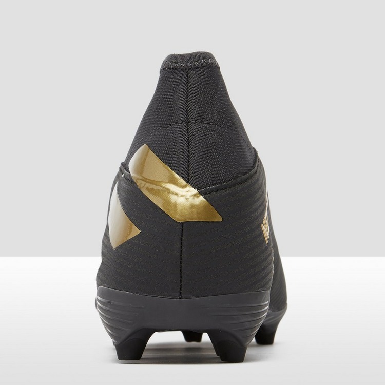 ADIDAS NEMEZIZ 19.3 LACELESS FG VOETBALSCHOENEN ZWART