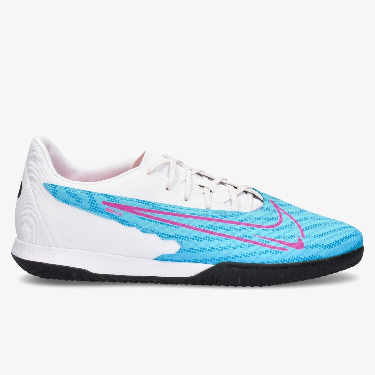 Nike Nike phantom gx ic voetbalschoenen wit/blauw heren