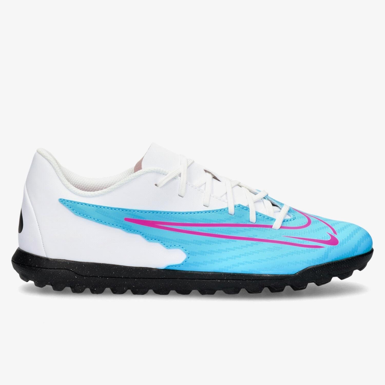 Nike Nike phantom gx tf voetbalschoenen wit/blauw heren