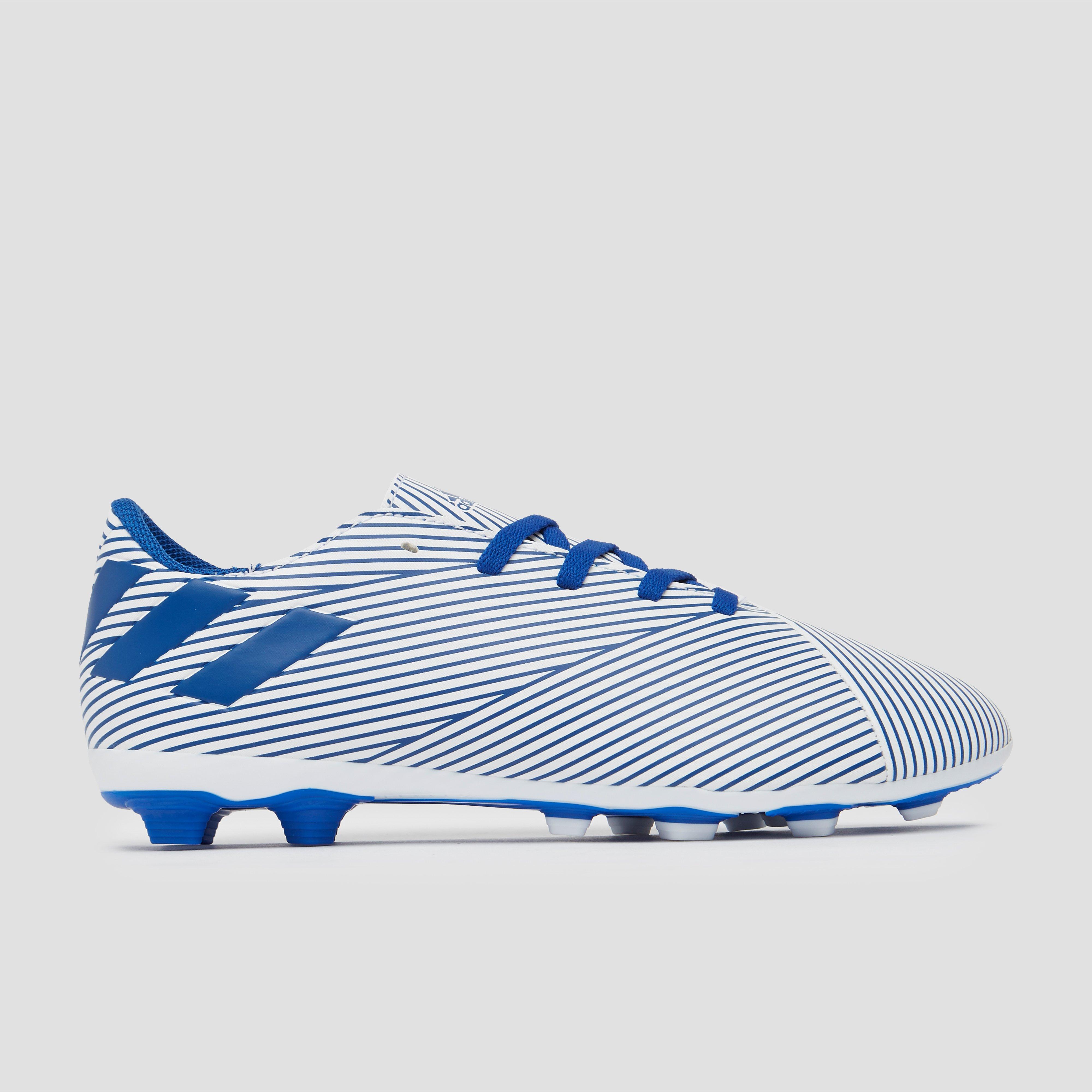 adidas voetbalschoenen wit blauw