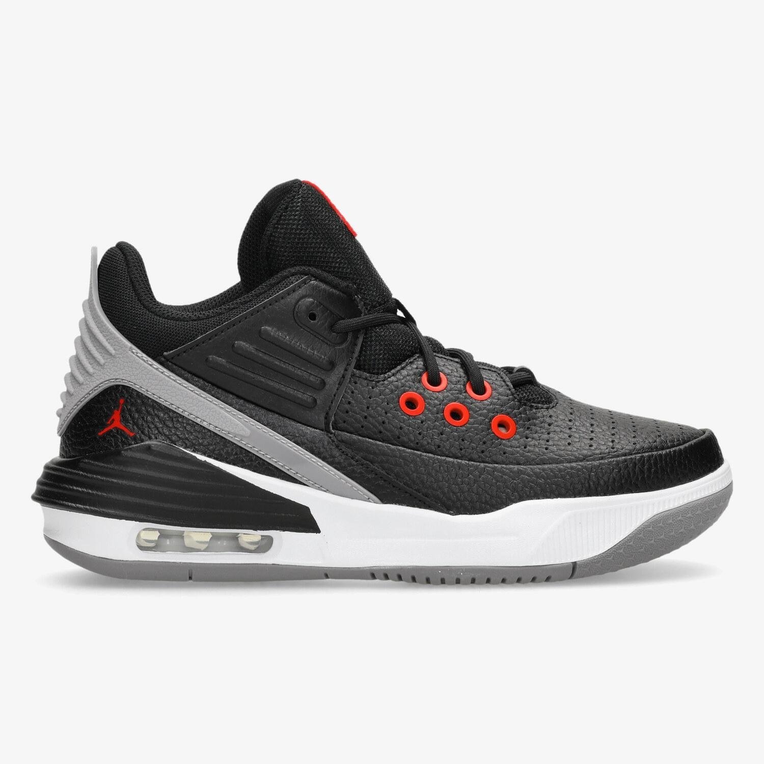 Nike Nike jordan max aura 5 basketbalschoenen zwart/rood kinderen kinderen