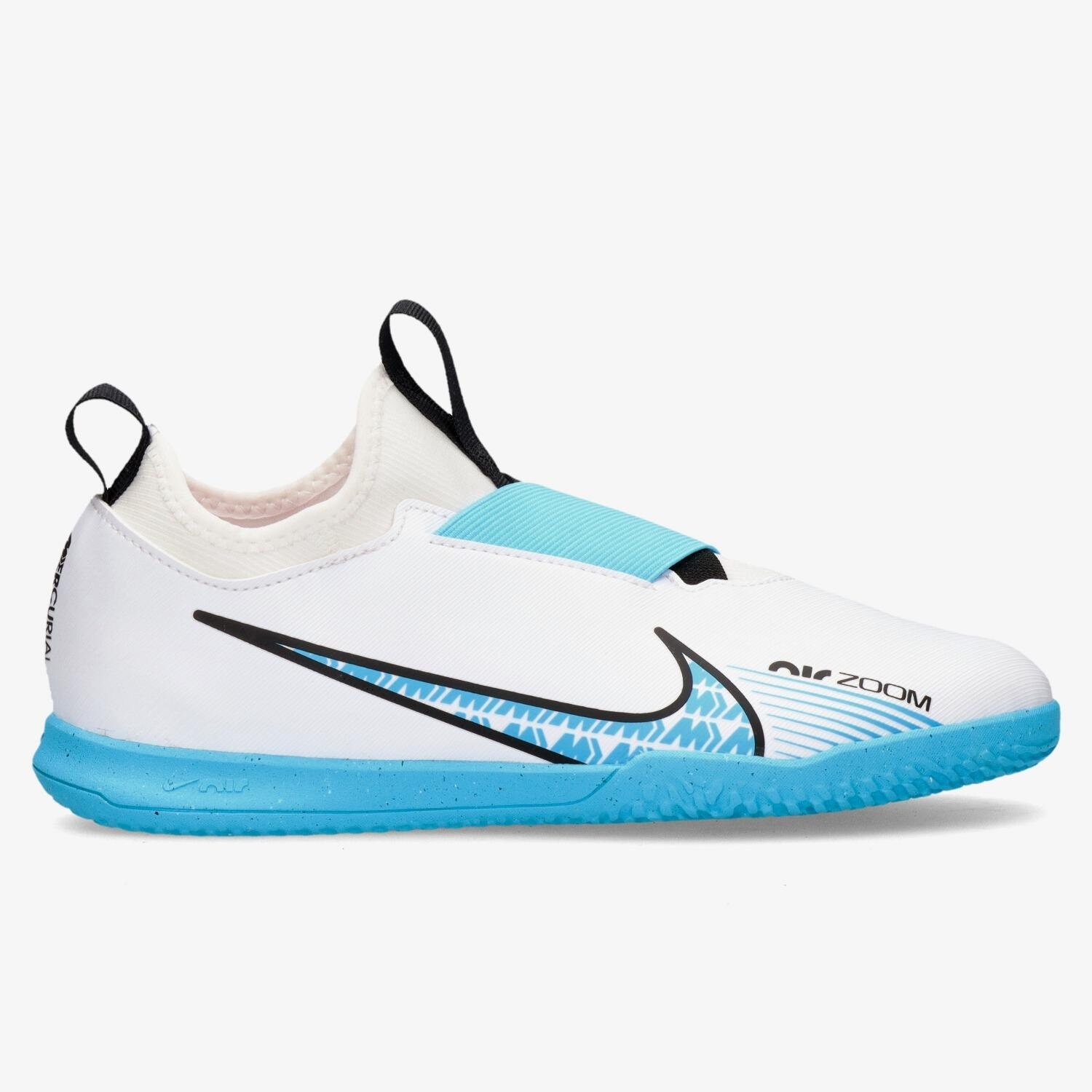Nike Nike mercurial vapor in voetbalschoenen wit/blauw kinderen kinderen