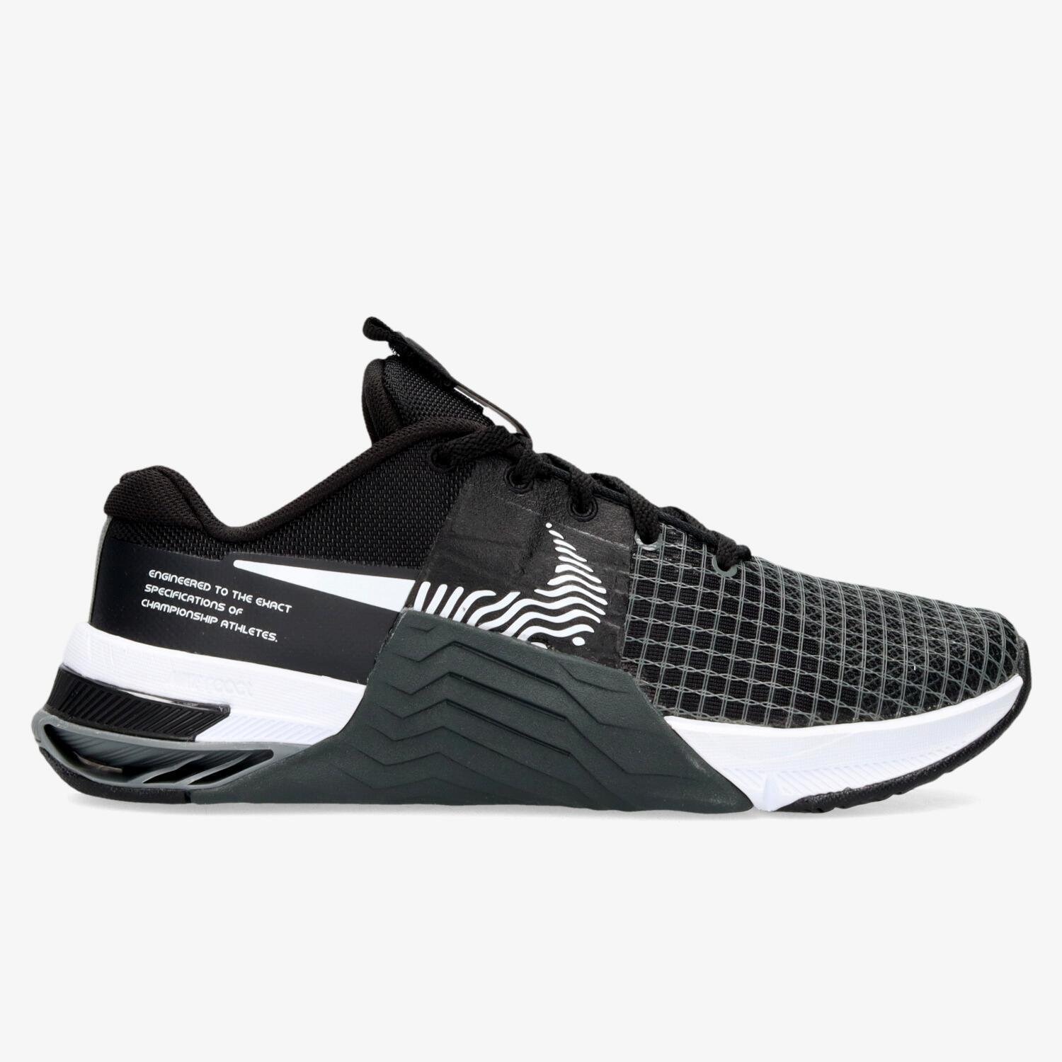 Nike Nike metcon 8 sportschoenen zwart/wit dames dames