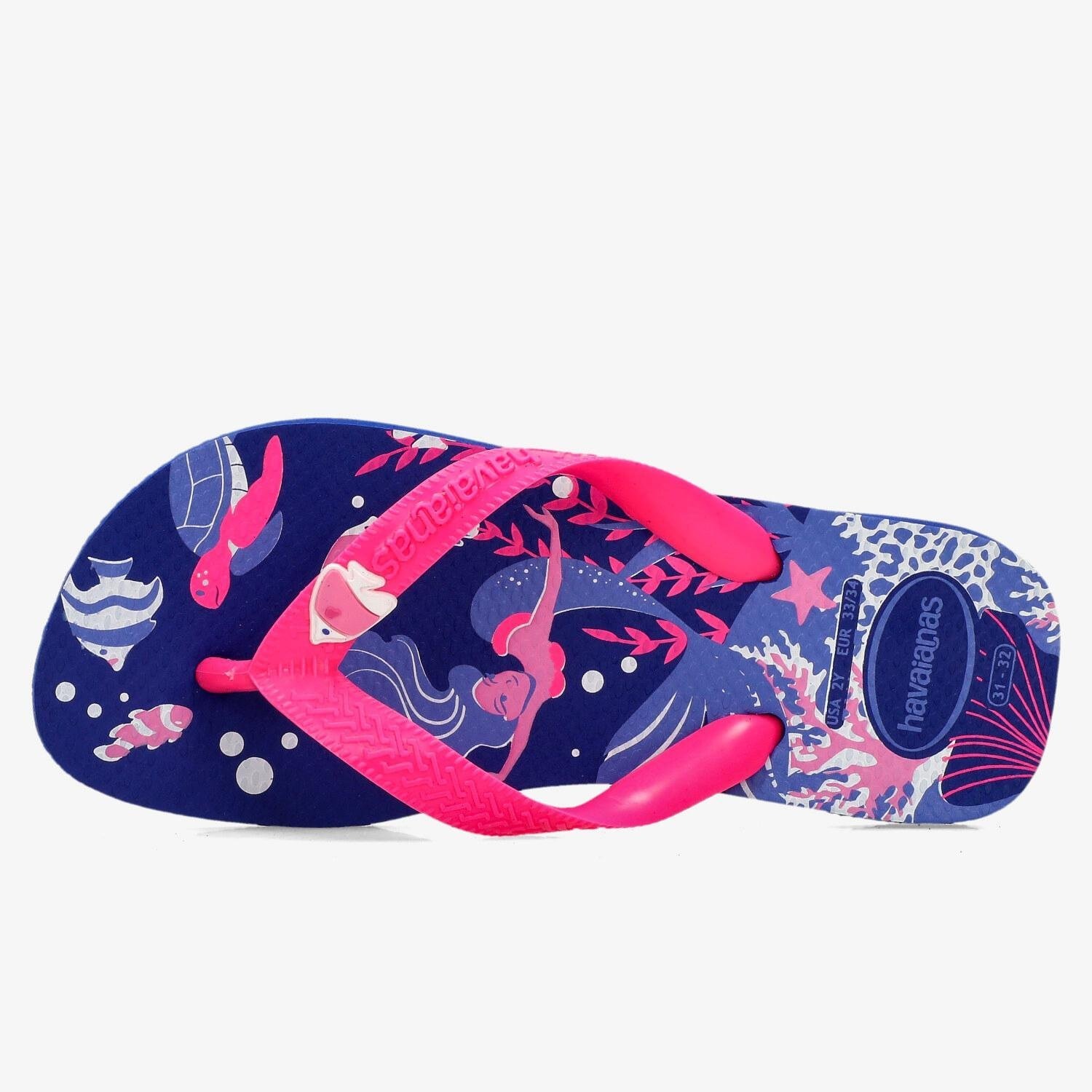 Havaianas Havaianas fantasy slippers blauw/roze kinderen kinderen