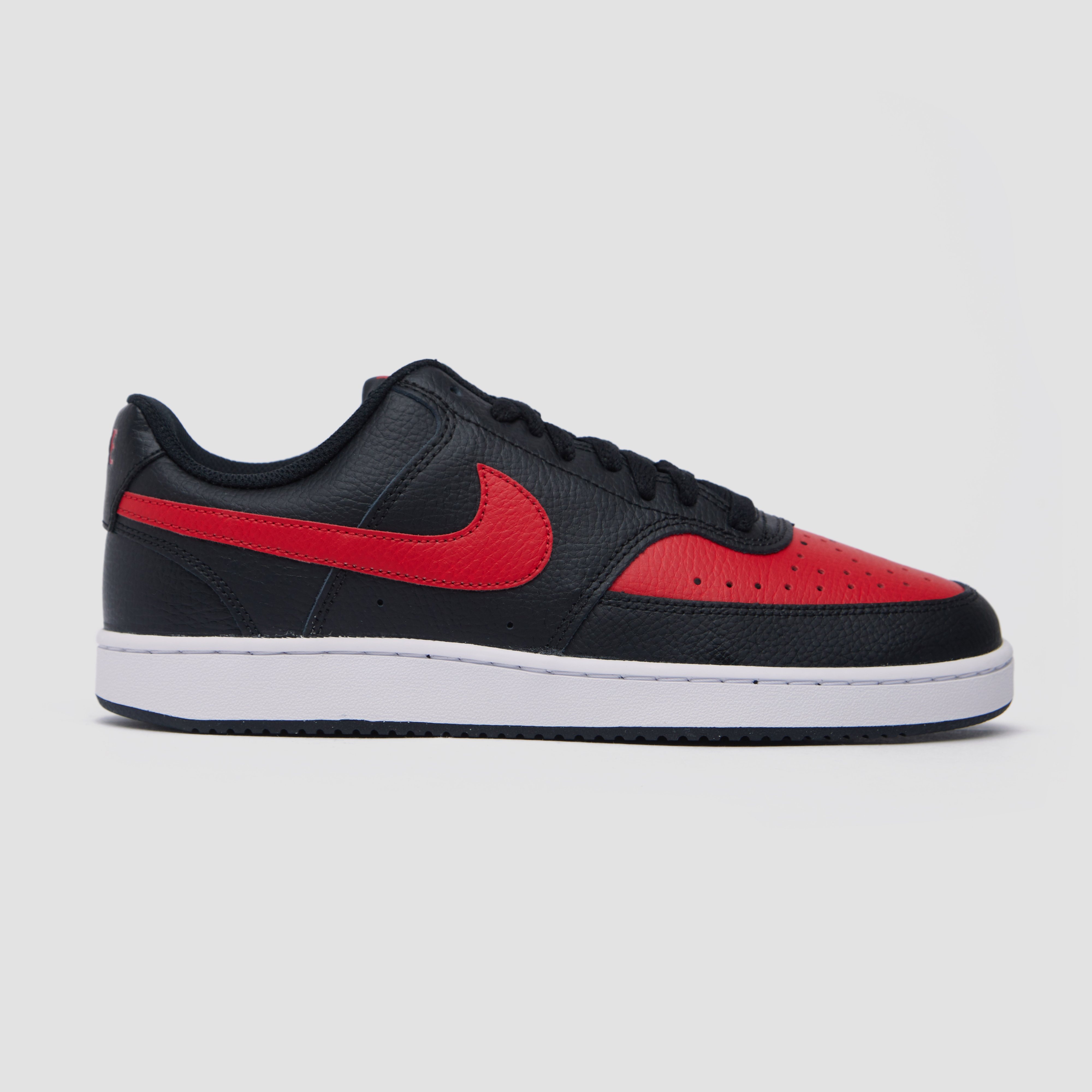 Nike Court Vision heren sneaker - Zwart rood - Maat 47
