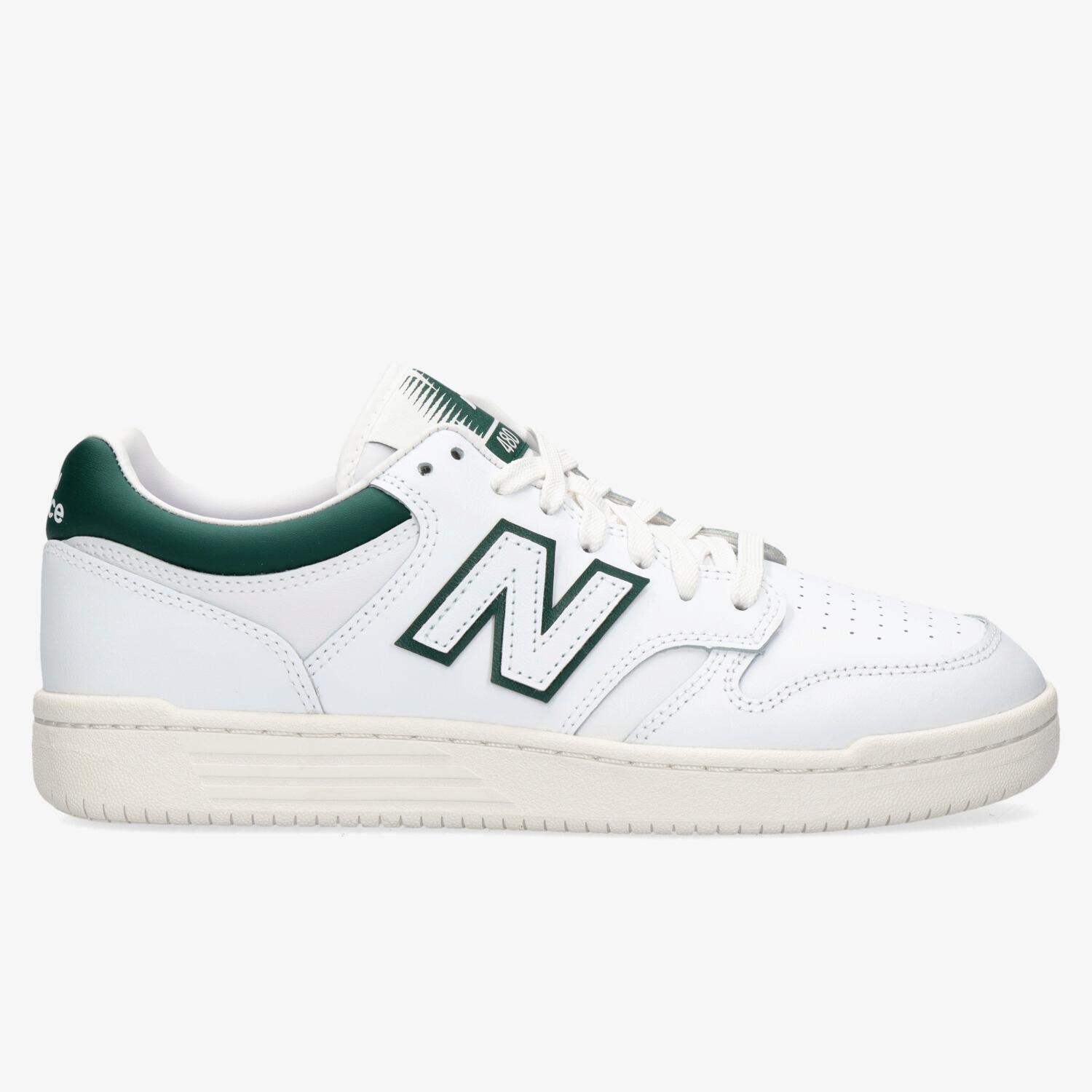 salto Ambtenaren dek NEW BALANCE 480 SNEAKERS WIT/GROEN HEREN