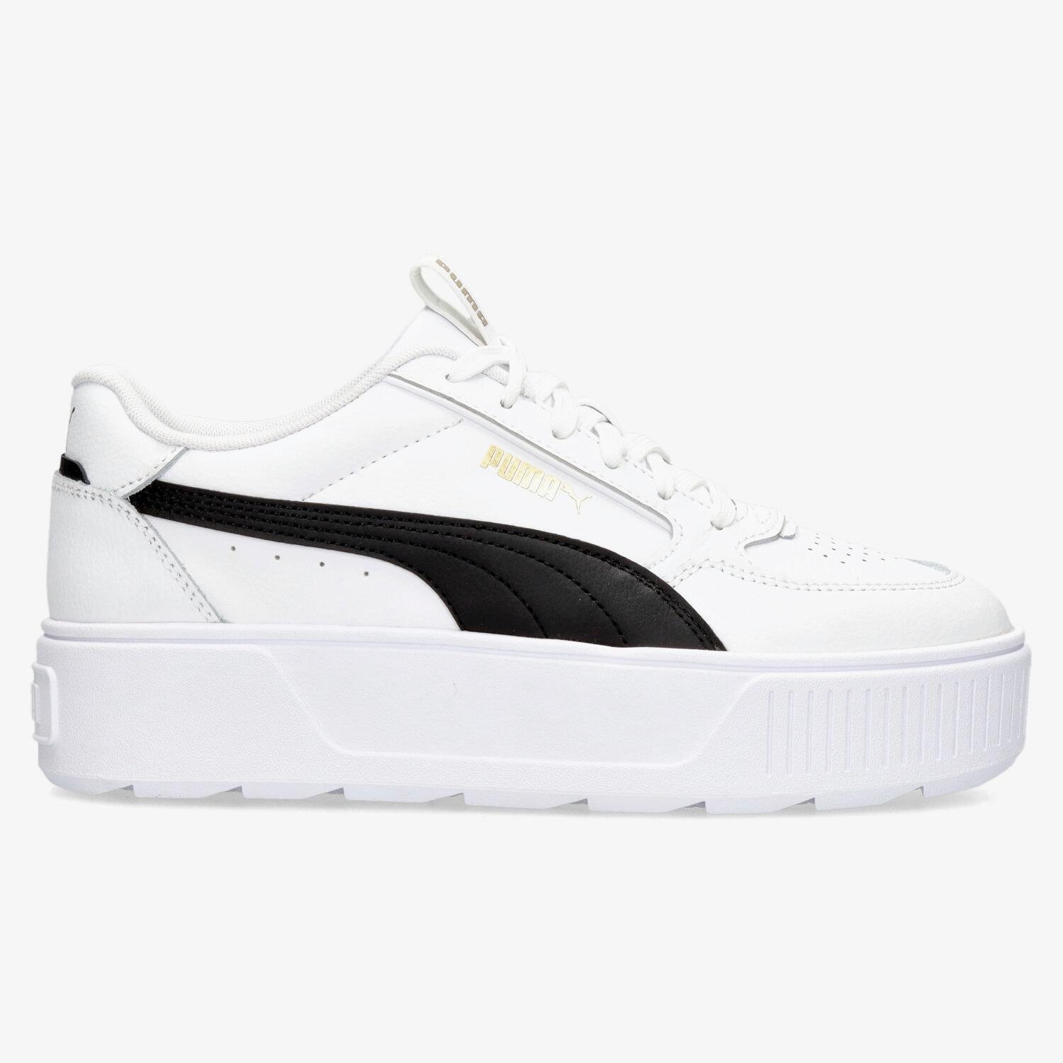 PUMA Karmen Rebelle Dames Sneakers - White/Black - Maat 40