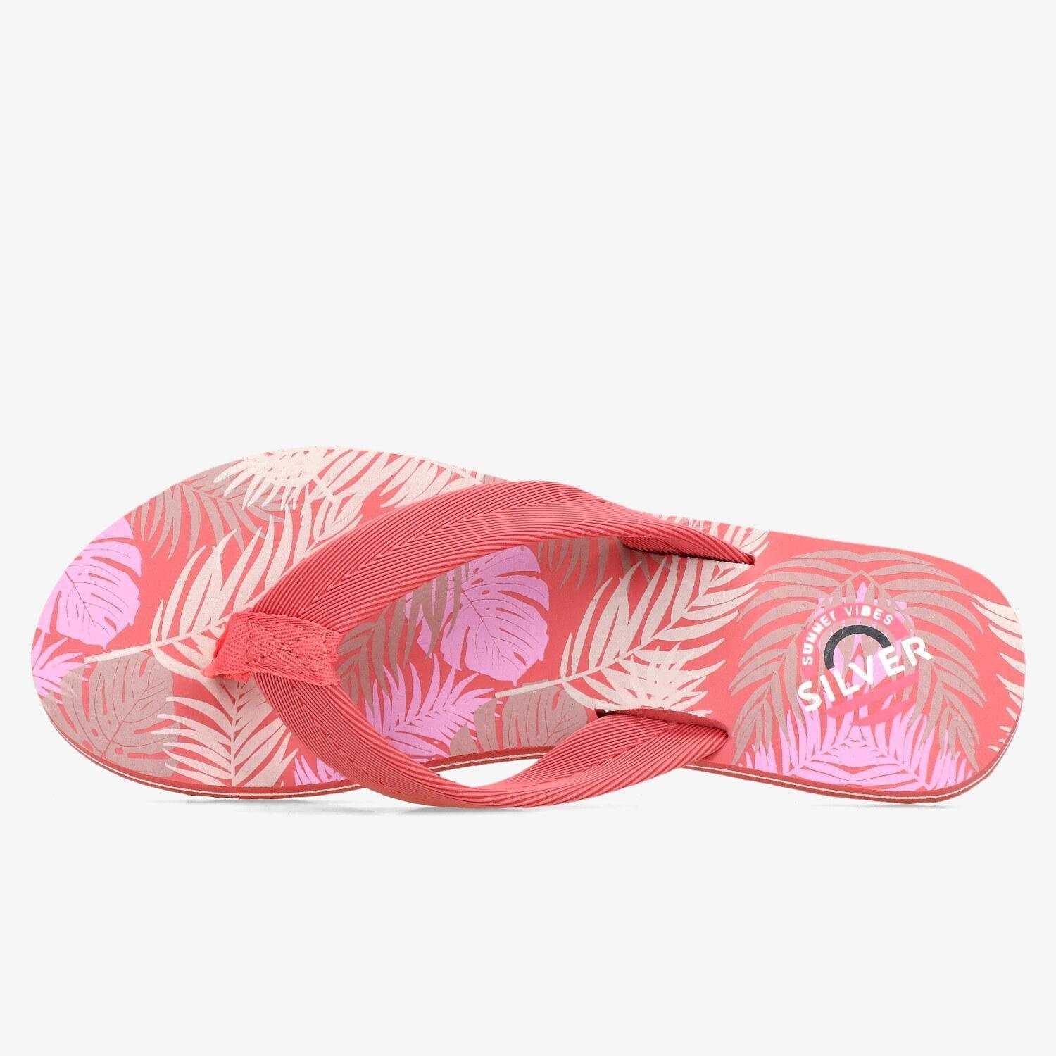 SILVER Silver paloma slippers roze dames dames