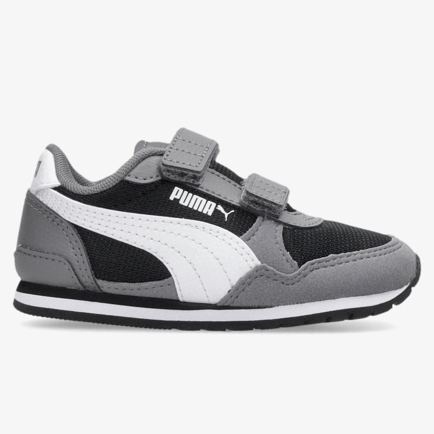 Puma Puma st runner v3 sneakers grijs/zwart kinderen kinderen