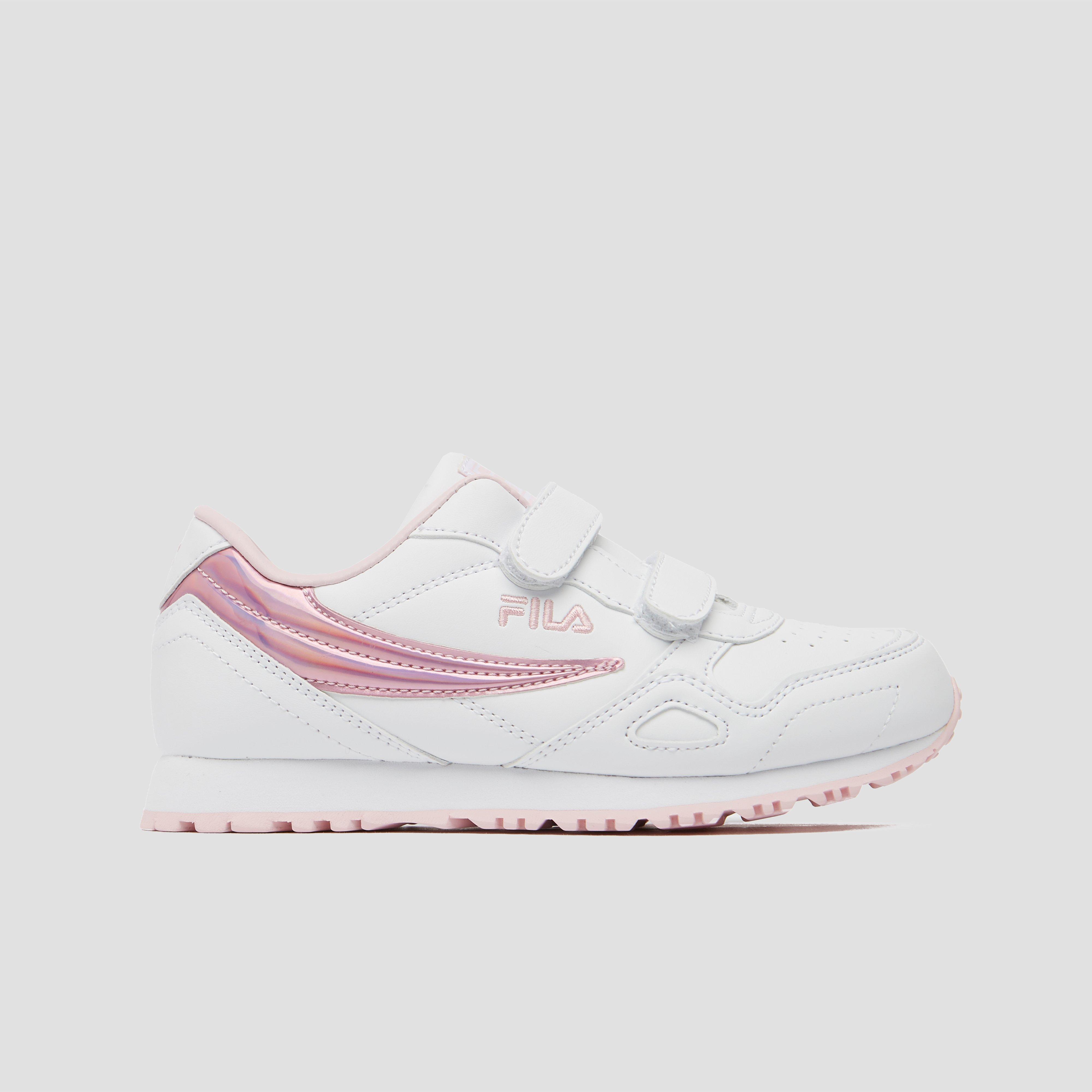 FILA EURO JOGGER 4 SNEAKERS WIT/ROZE KINDEREN