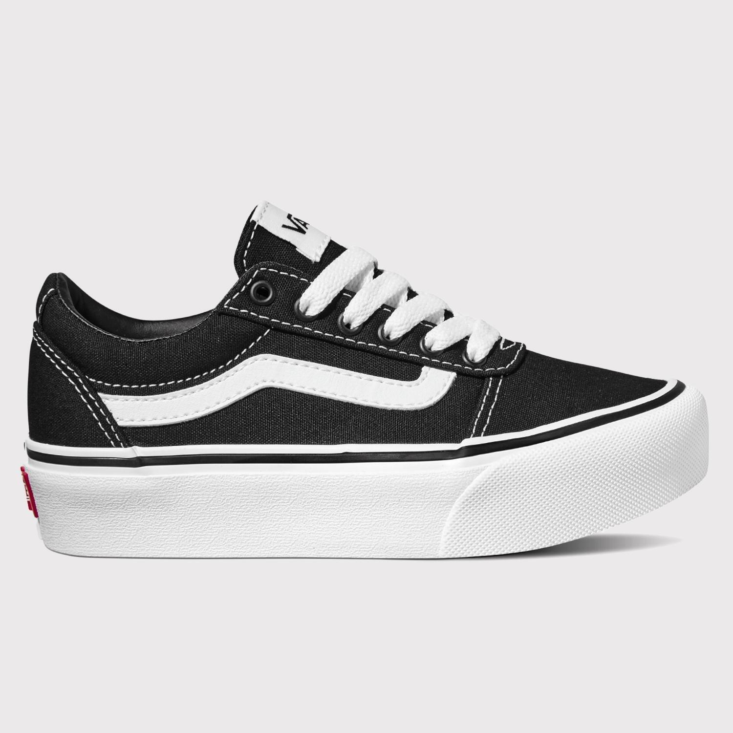 regeren afstuderen Acquiesce VANS WARD PLATFORM SNEAKERS ZWART/WIT KINDEREN