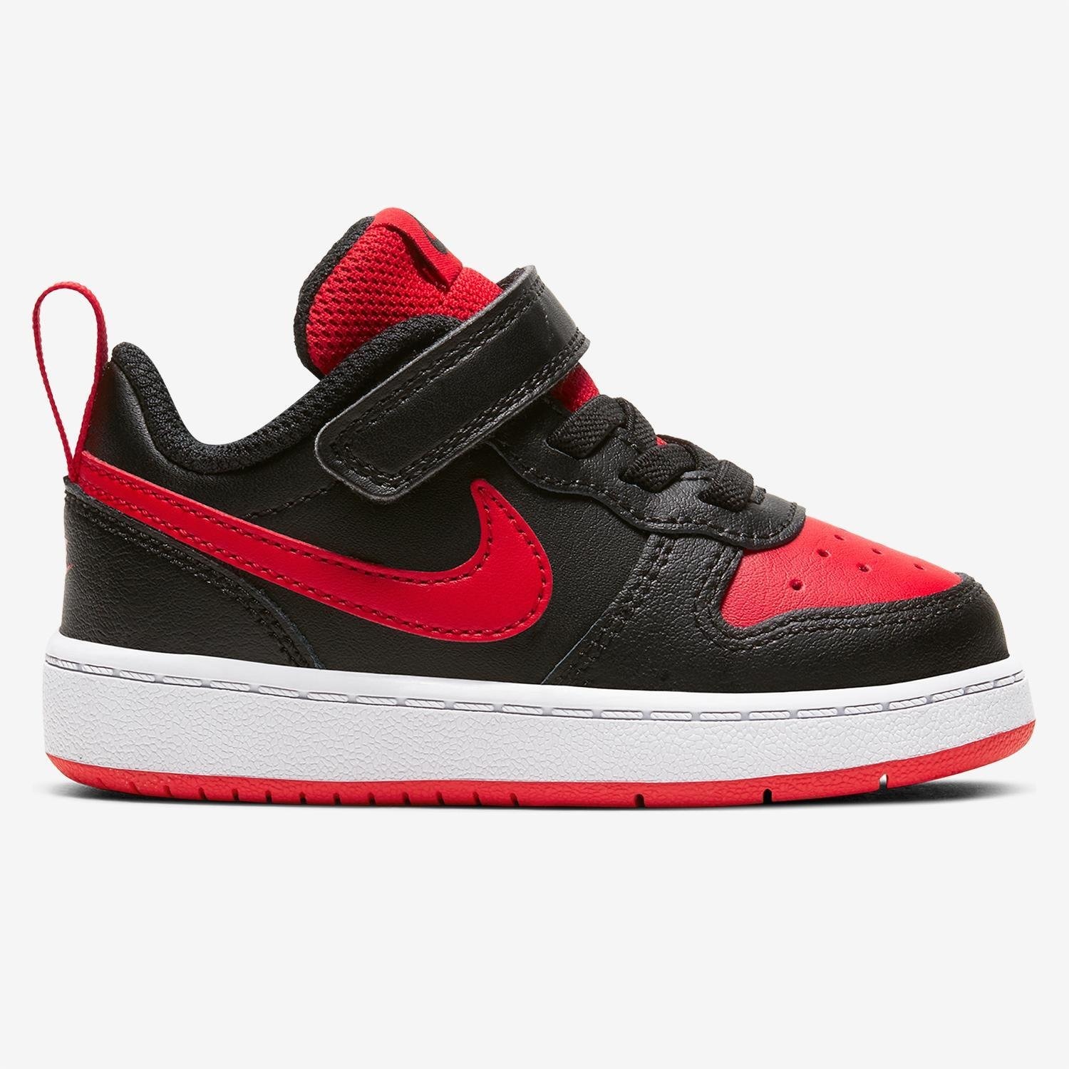 Nike Nike court borough low 2 sneakers zwart kinderen kinderen