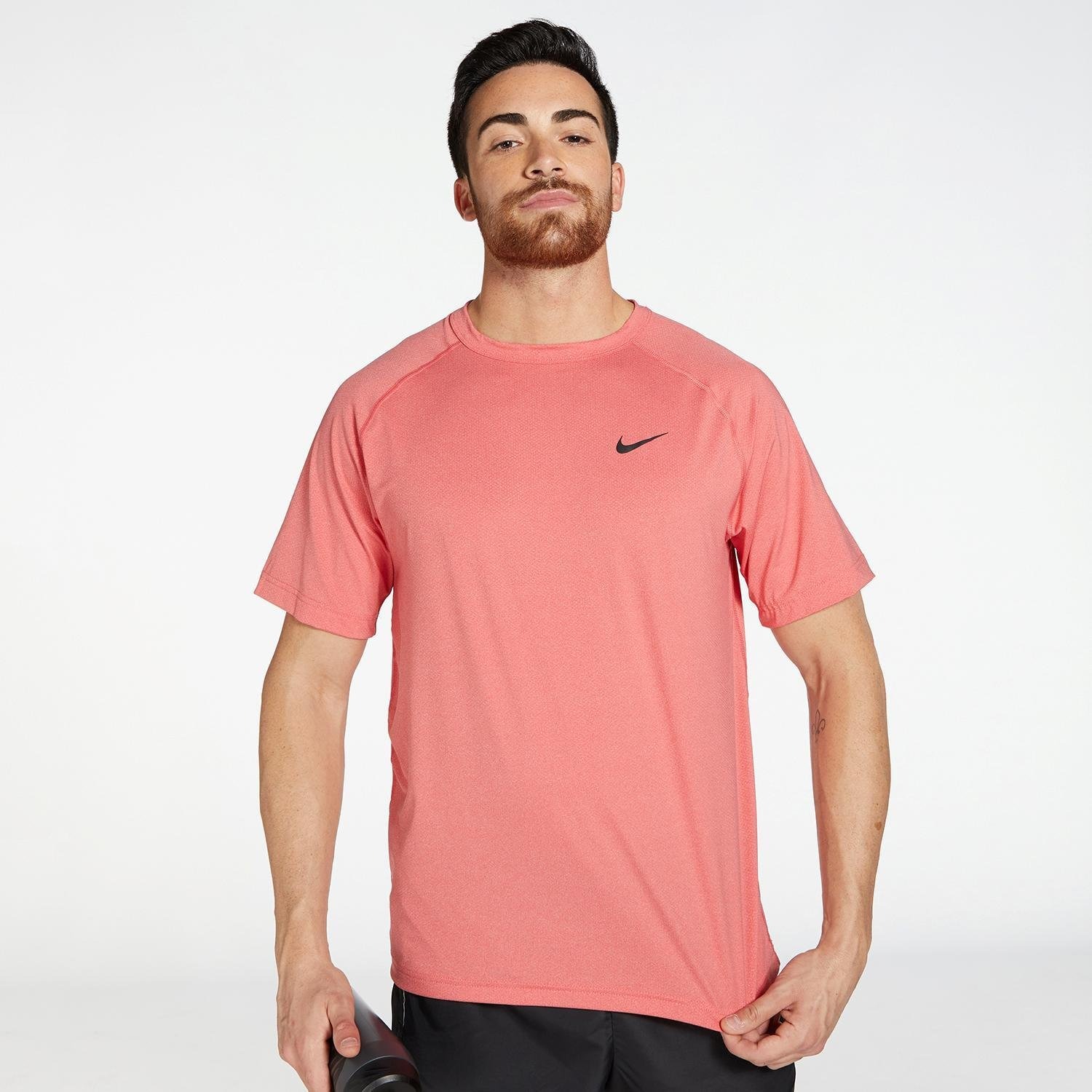 Nike Nike ready hardloopshirt rood heren heren
