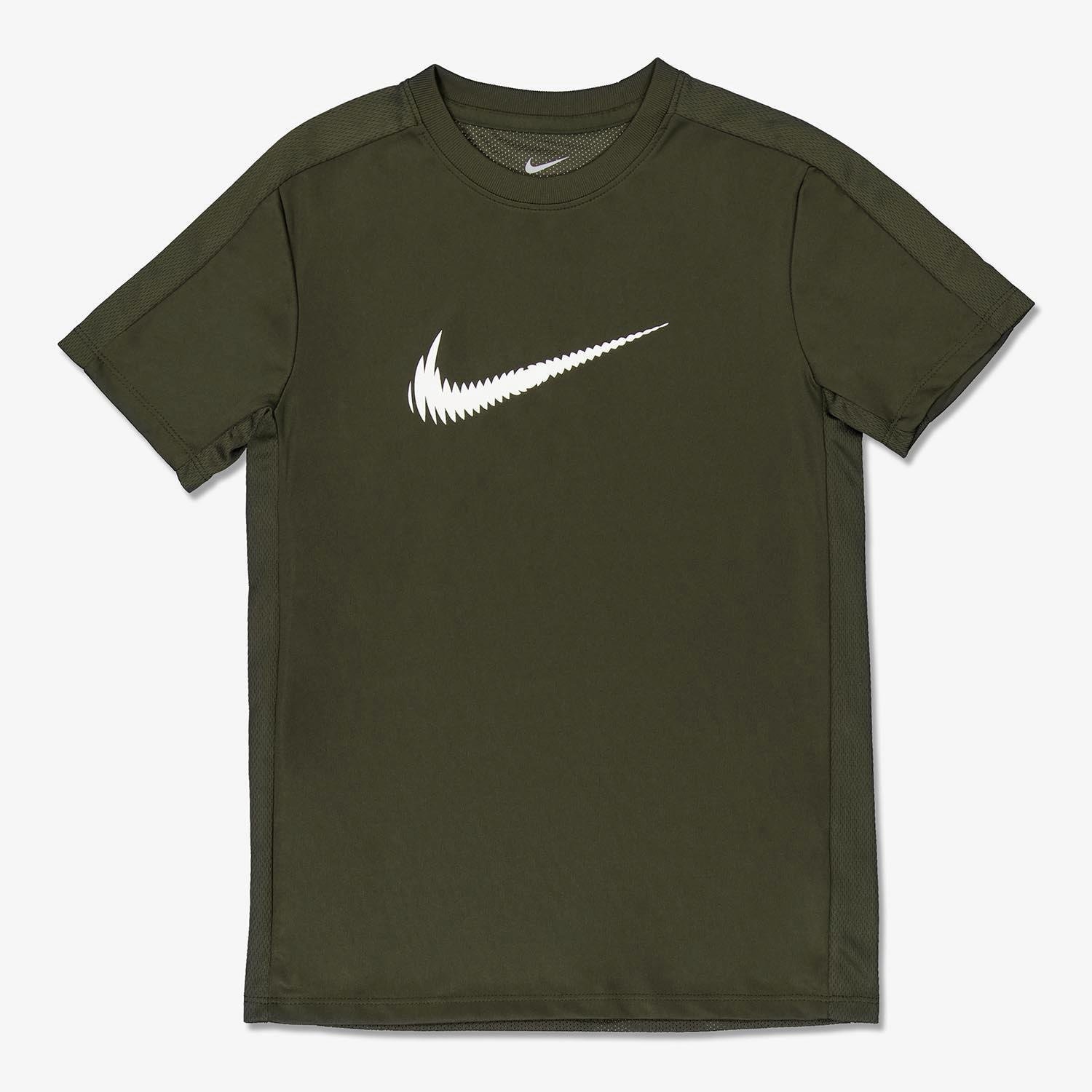 Nike Nike hardloopshirt khaki kinderen kinderen