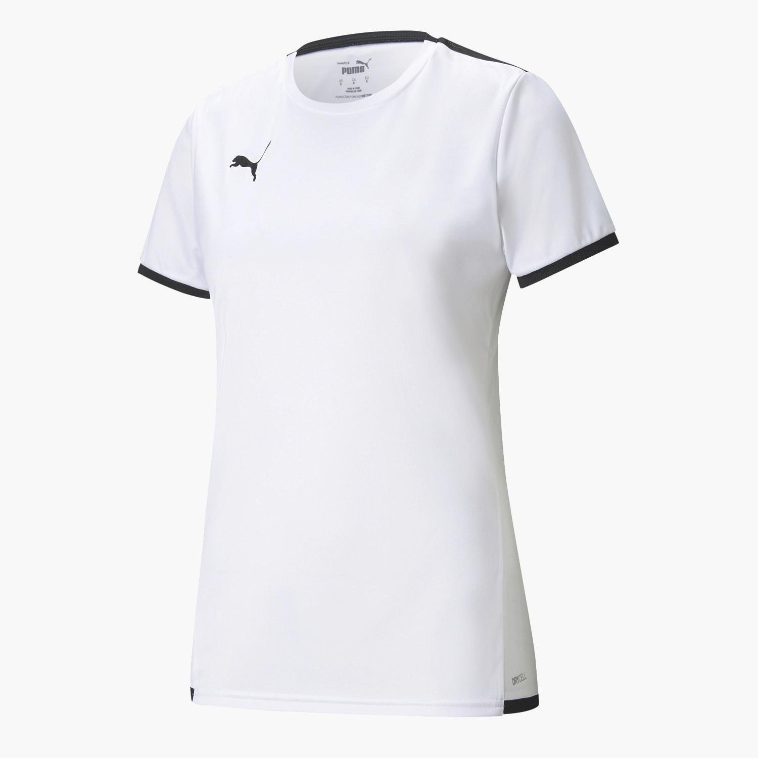Puma Teamliga Jersey dames voetbal T-shirt - Wit - Maat L