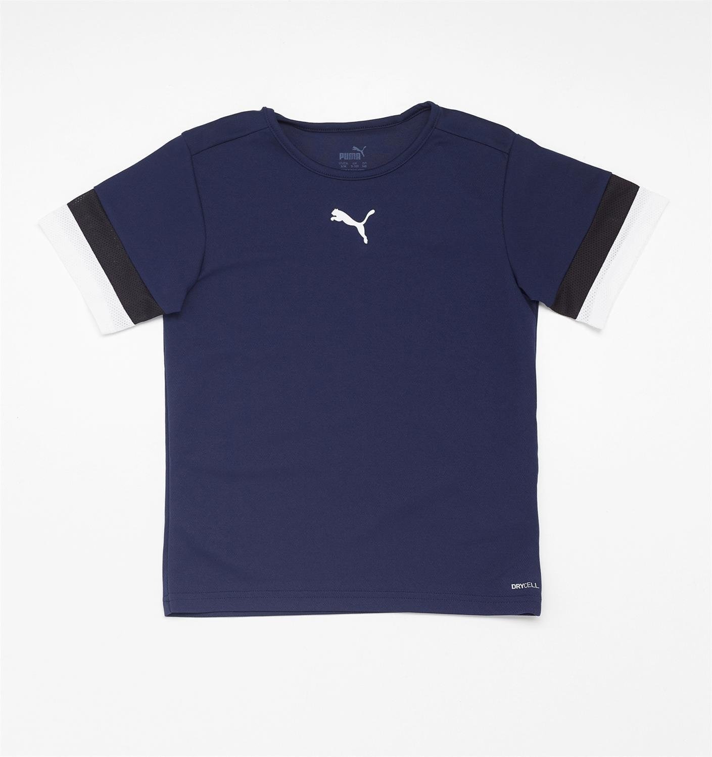 Puma Puma teamrise voetbalshirt blauw/wit kinderen kinderen