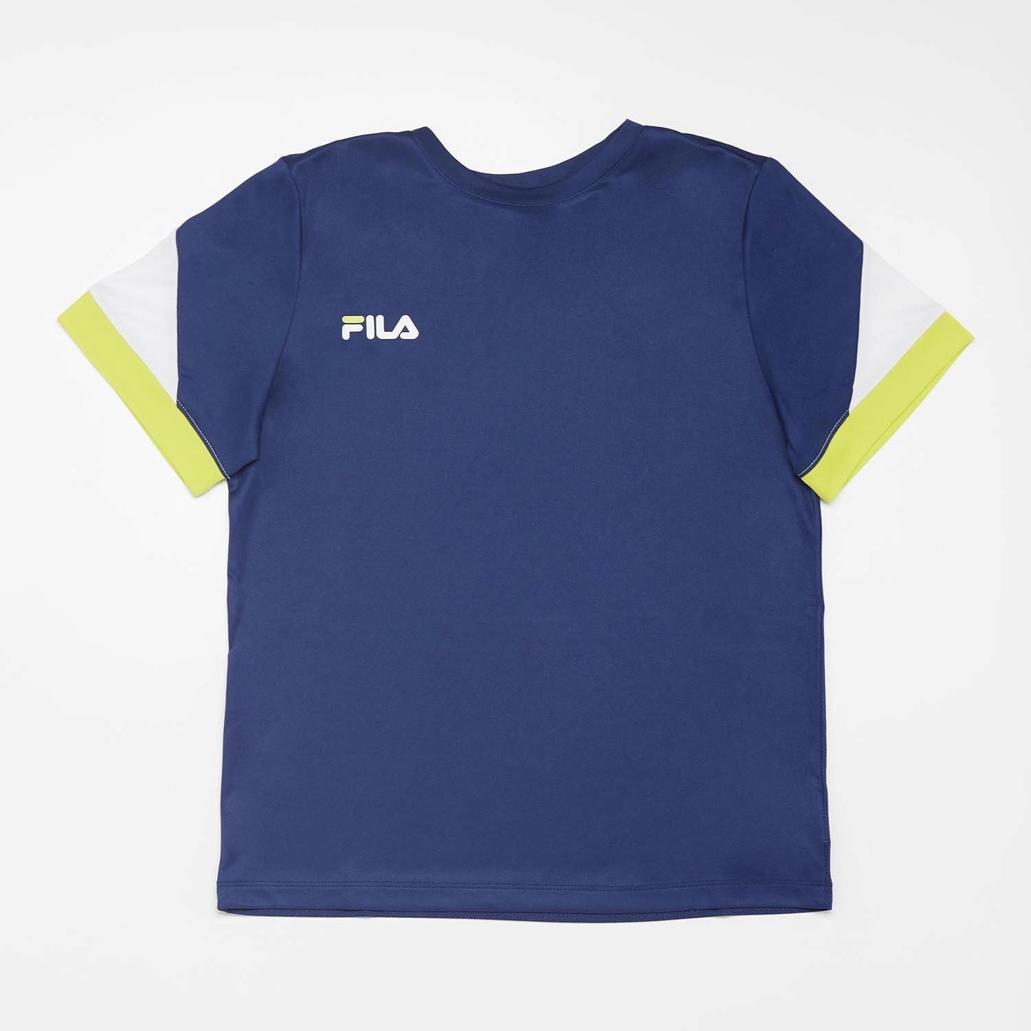 Fila Fila basic voetbalshirt blauw/wit kinderen kinderen