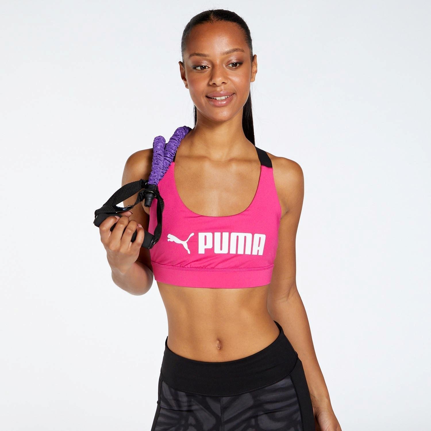 Puma Puma top low-impact sportbh fuchsia dames dames