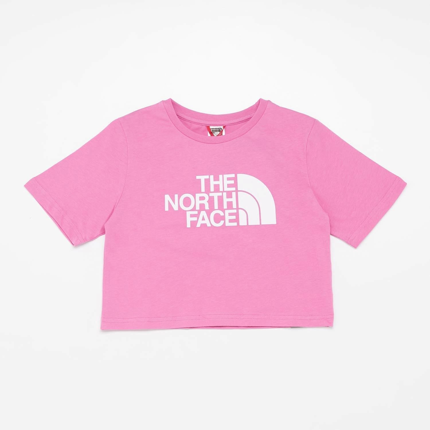 The North Face The north face easy crop shirt roze kinderen kinderen