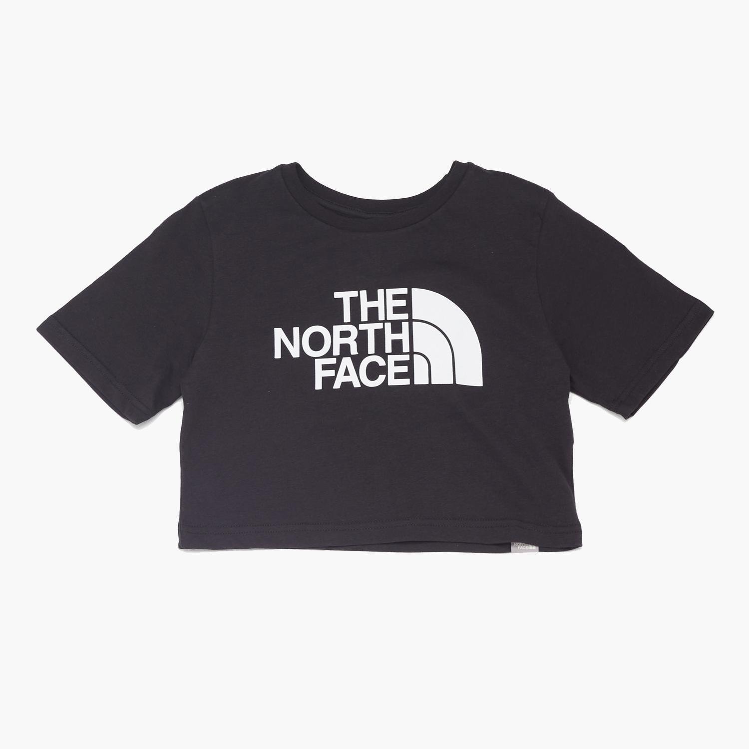 The North Face The north face easy crop shirt zwart kinderen kinderen