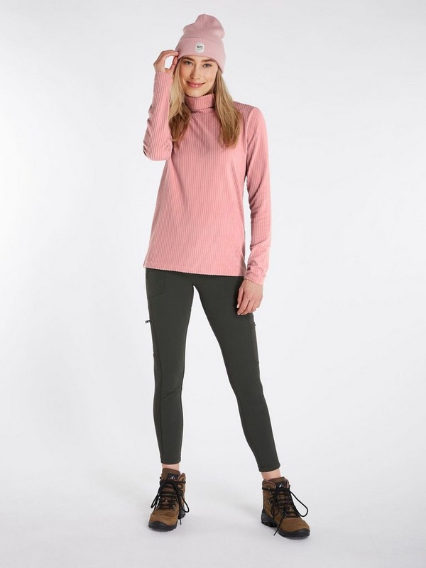 PROTEST PRTPEARL THERMOSHIRT ROZE DAMES