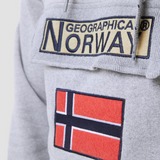 GEOGRAPHICAL NORWAY HOODED TRUI GRIJS HEREN